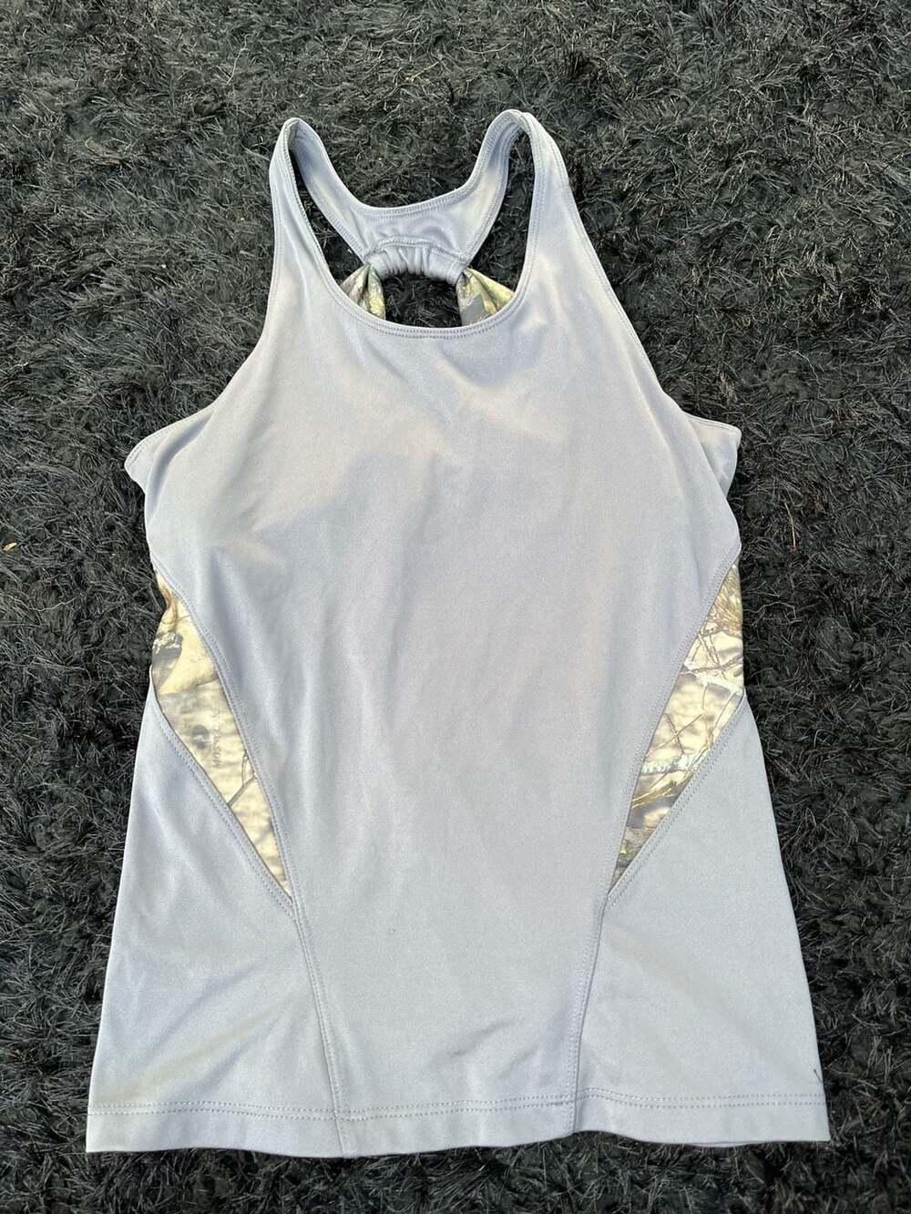 Wilderness Dreams Camo Accent Racerback Tank Top Size M